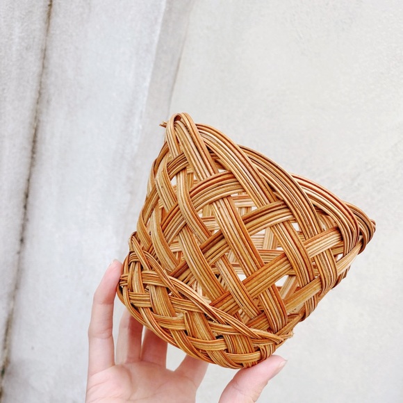Small Catch-All Rattan Wicker Basket - Picture 3 of 11
